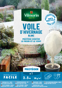 Voile d'hivernage - 2 m x 5 m - Blanc